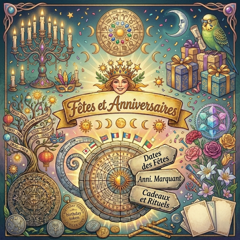 Anniversaires et Fêtes
