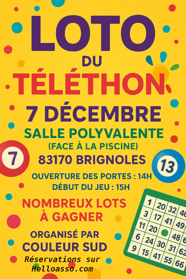 Loto du Téléthon