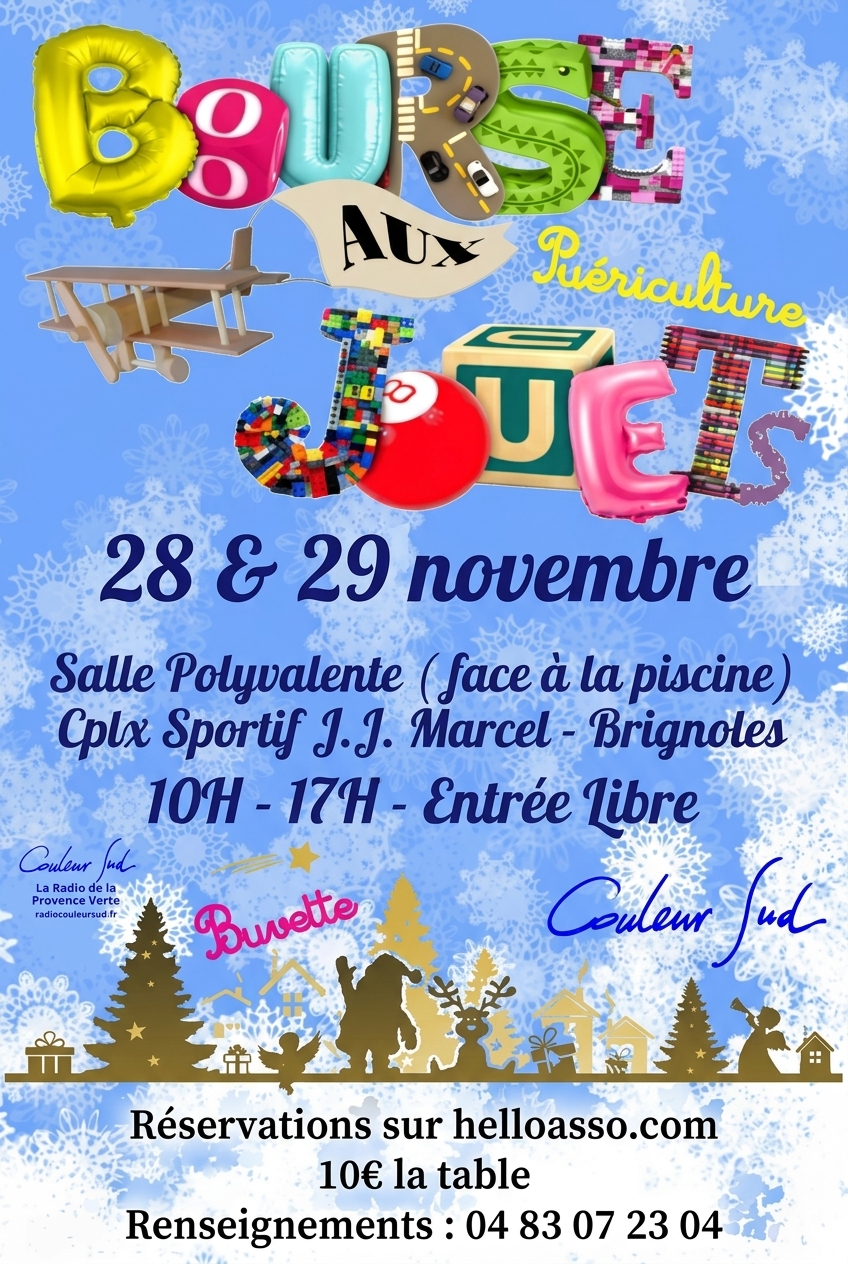 Bourse aux jouets et puericulture 2026